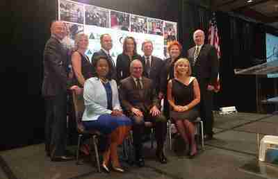 Junior Achievement of New Jersey honoring Michellene Davis, Bernie Flynn and Lt. Governor Kim Guadagno