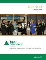 2013-2014 JA of New Jersey Annual Report cover