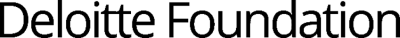 Logo for sponsor Deloitte Foundation